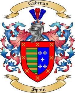 Cadenas Family Crest from Spain2