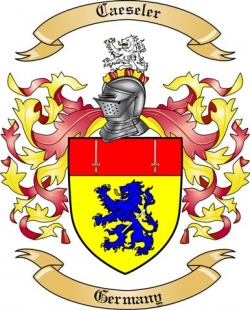 Caeseler Family Crest from Germany