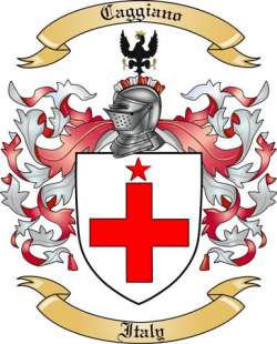 Caggiano Family Crest from Italy