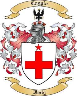 Caggio Family Crest from Italy