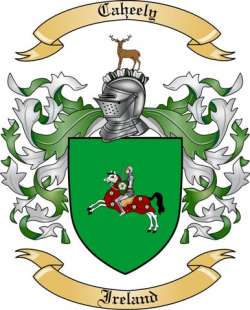 Caheely Family Crest from Ireland