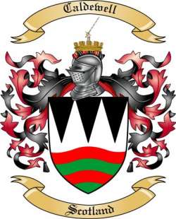 Caldewell Family Crest from Scotland