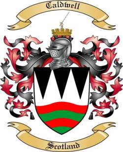 Caldwell Family Crest from Scotland