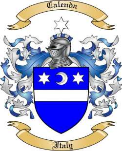 Calenda Family Crest from Italy