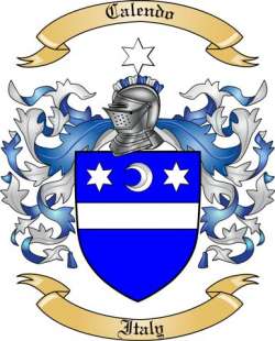 Calendo Family Crest from Italy