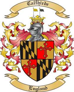 Calfhirde Family Crest from England