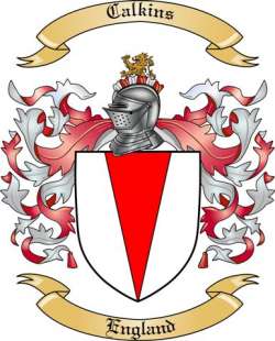 Calkins Family Crest from England