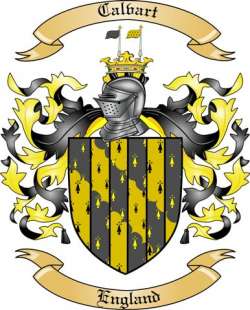 Calvart Family Crest from England2