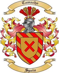Camacho Family Crest from Spain
