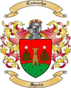 Camacho Family Crest from Spain2