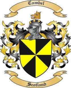 Cambel Family Crest from Scotland
