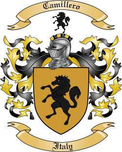 Camillero Family Crest from Italy