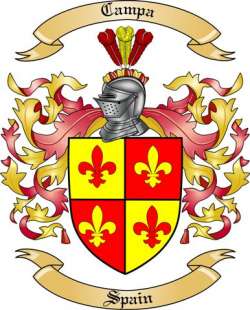 Campa Family Crest from Spain