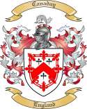 Canaday Family Crest from England
