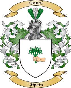Canal Family Crest from Spain