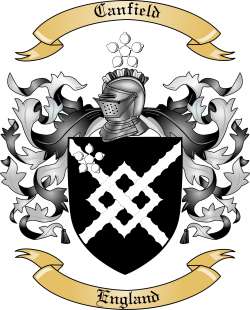 Canfield Family Crest from England