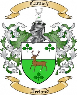 Cannell Family Crest from Ireland