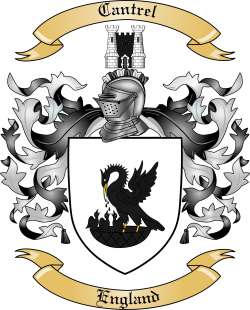 Cantrel Family Crest from England