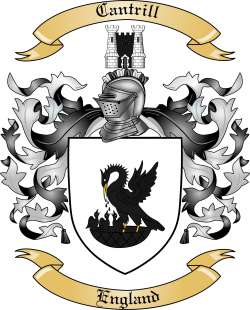 Cantrill Family Crest from England