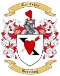 Cantzler Family Crest from Germany