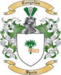 Canyelles Family Crest from Spain