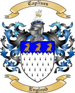 Caplines Family Crest from England