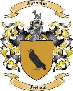 Carabine Family Crest from Ireland