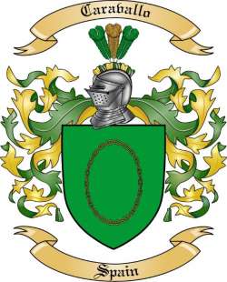 Caravallo Family Crest from Spain