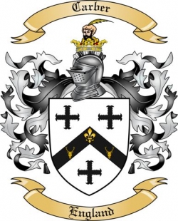 Carber Family Crest from England