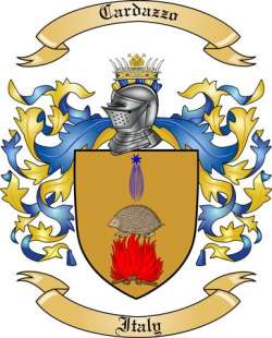 Cardazzo Family Crest from Italy