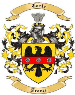 Carle Family Crest from France