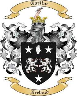 Carline Family Crest from Ireland