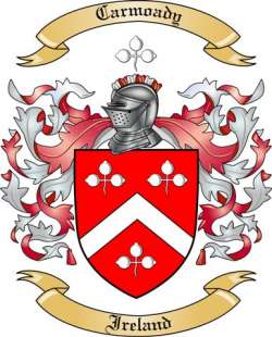 Carmoady Family Crest from Ireland