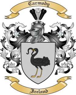 Carmody Family Crest from Ireland2