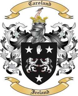 Caroland Family Crest from Ireland