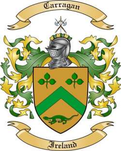 Carragan Family Crest from Ireland