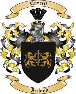 Carrell Family Crest from Ireland