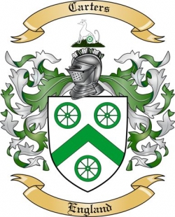 Carters Family Crest from England