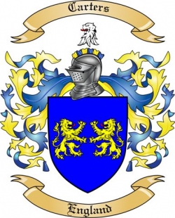 Carters Family Crest from England2