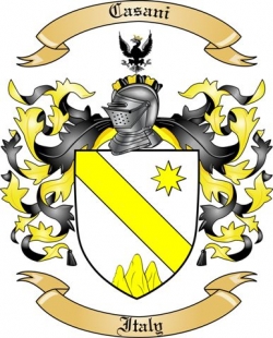 Casani Family Crest from Italy