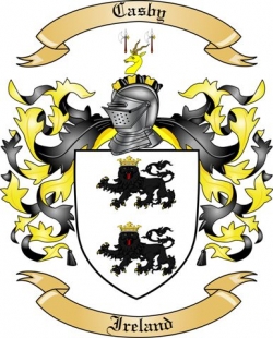 Casby Family Crest from Ireland