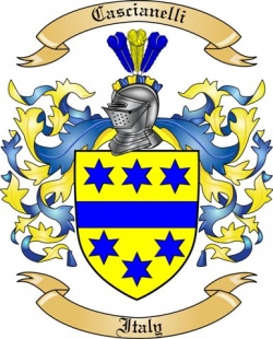 Cascianelli Family Crest from Italy2