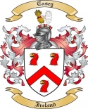 Casey Family Crest from Ireland