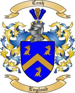 Cash Family Crest from England3