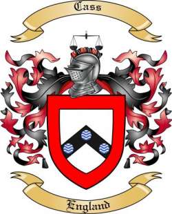 Cass Family Crest from England2