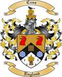 Cass Family Crest from England