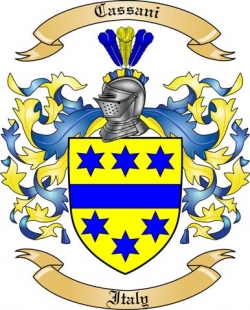 Cassani Family Crest from Italy2