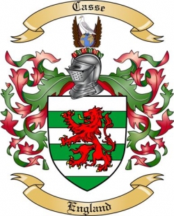 Casse Family Crest from England