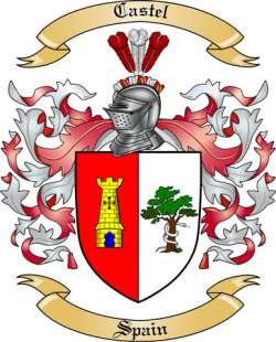 Castel Family Crest from Spain