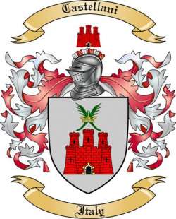 Castellani Family Crest from Italy